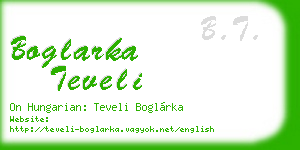 boglarka teveli business card